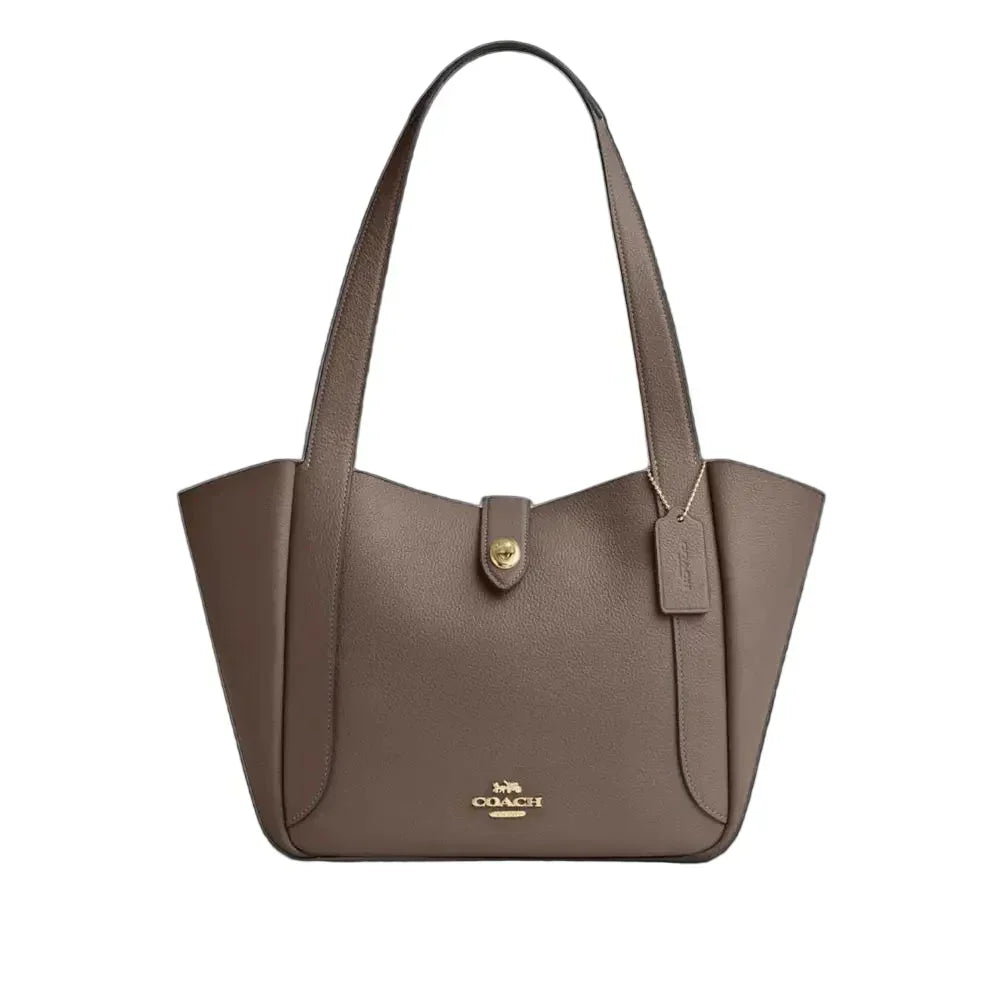 Die Hadley Turnlock Tragetasche – Gold/Dark Stone