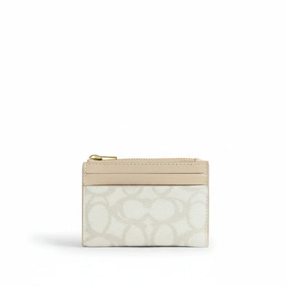 The Signature Card Holder Wallet – Gold/Ivory